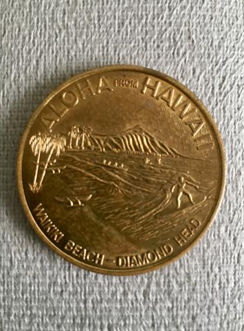 Moeda Hawaii One Dollar King Kamehameha - Foto 3