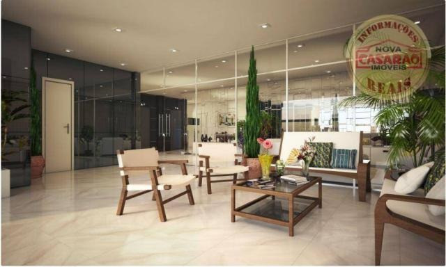 Apartamento com 2 dormitórios à venda, 77 m² por R$ 419.958 - Maracanã - Praia Grande - Foto 8