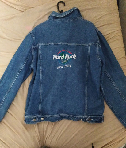 hard rock jaqueta jeans