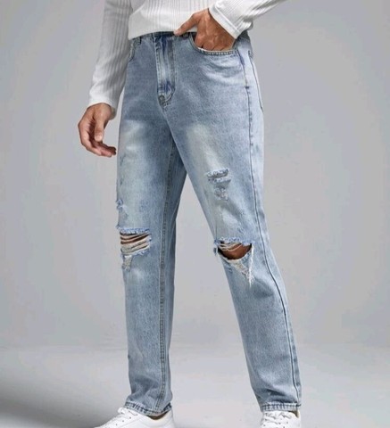 Calça jeans masculina  - Foto 4