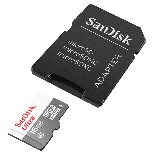 Cartão de Memória 16GB SanDisk Ultra Microsdhc C10 uhs-i 80MB/s - Foto 2