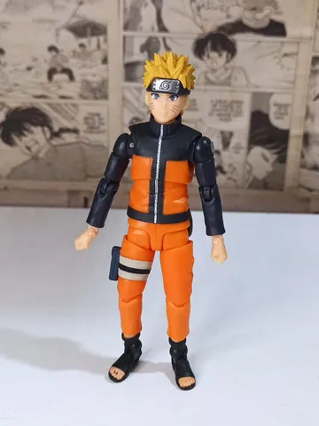 Boneco Miniatura Com Base Coleção Naruto Brinquedo Criança Pvc Sasuke Uchiha  I