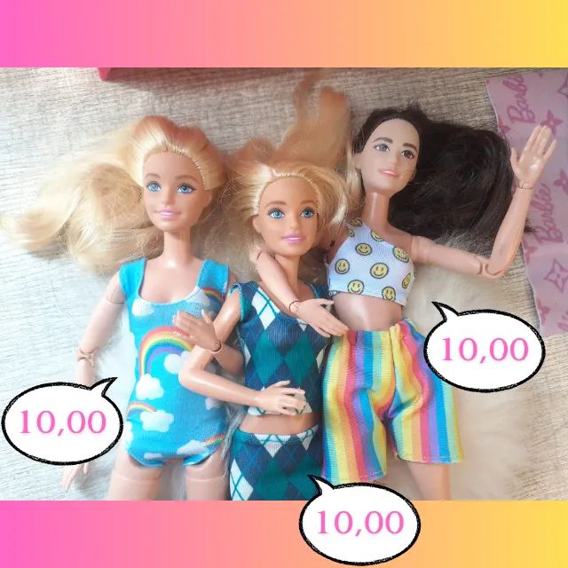 Roupinhas de Barbie e Ken, promoção - Artigos infantis - Conjunto  Habitacional Presidente Castelo Branco, Carapicuíba 1257682025