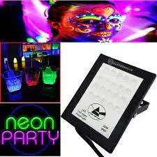 Kit 2 Refletor Led Luz Negra Led 30w Ip66 Dj Balada Festa