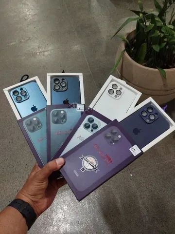 Capa AGlass Magsafe Vidro Iphone linha 11 12 13 14 15 pro max