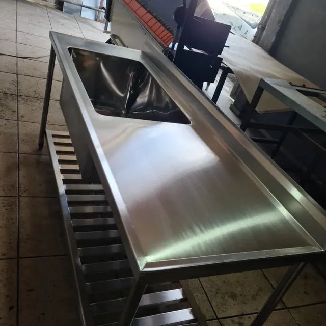 Bancada inox indústrial  - Foto 4