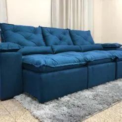 Sofá retrátil reclinável com manta de silicone no assento!! Tt8661 - Foto 2