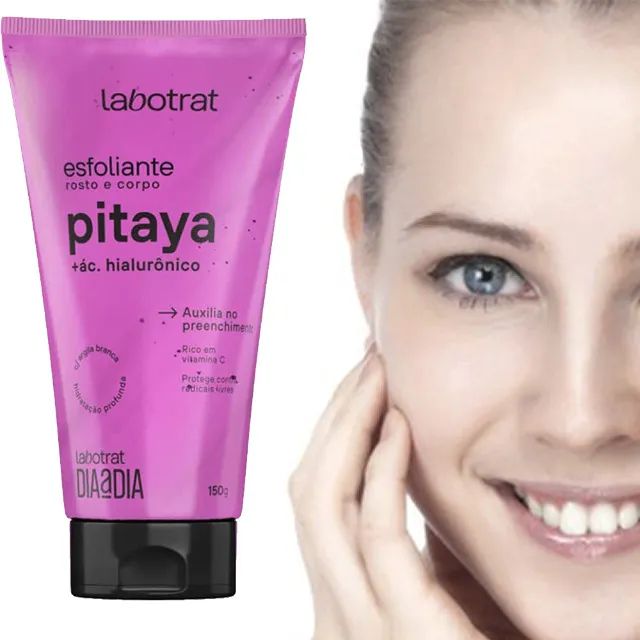 Esfoliante de Pitaya 150g Labotrat com Ácido Hialurônico Facial e Corporal