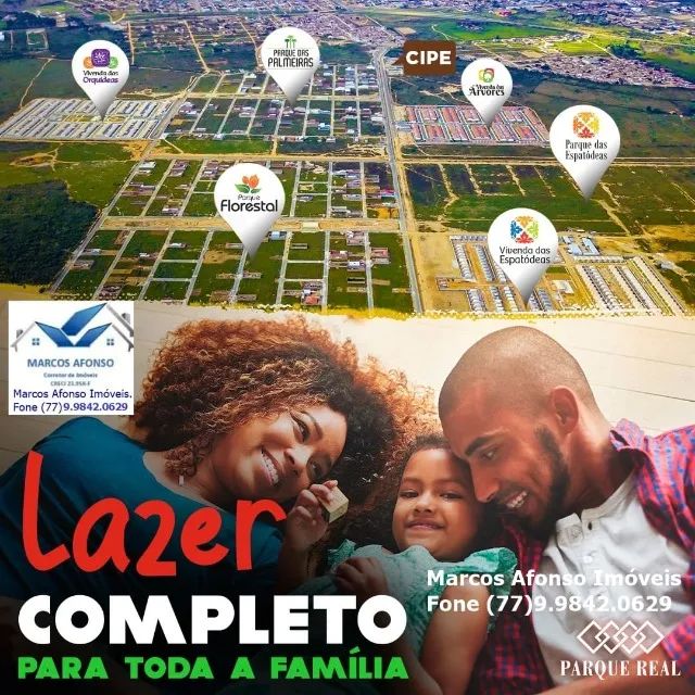 Lotes de 200,00m² 