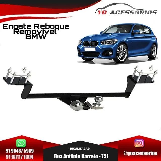 Engate Reboque Removível BMW Série 1 116i 118i 120i 125i