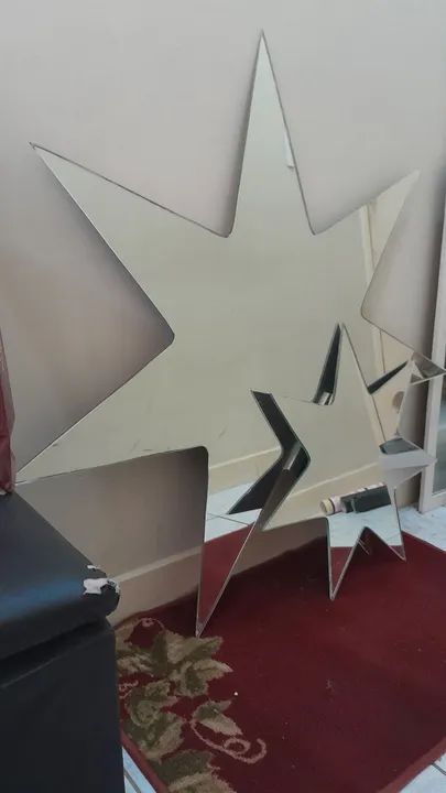 2 espelhos estrelas grande - Foto 5