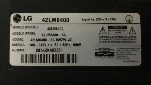placa fonte Tv Lg 42lm6400 - Foto 4
