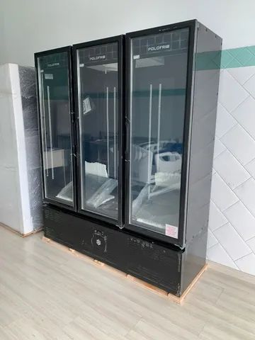 Refrigerador 3 Portas Polo Frio Preto