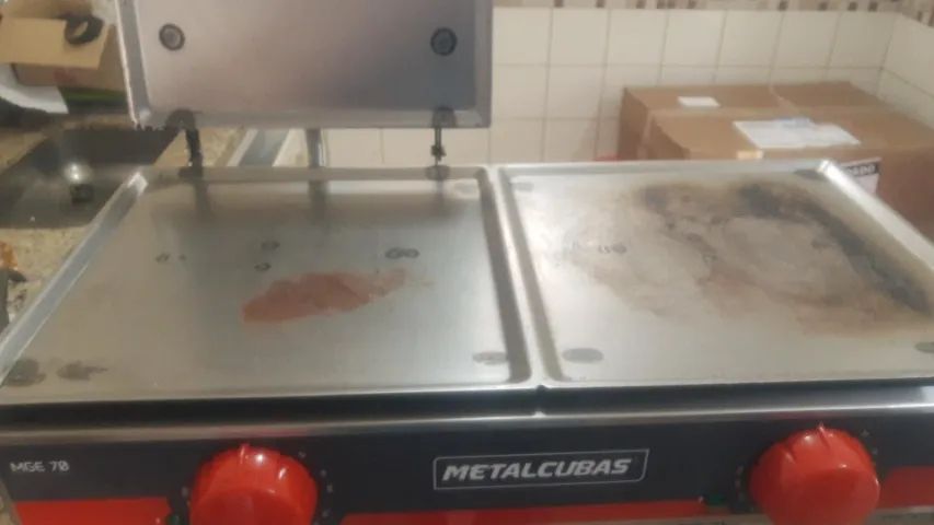 Grill Elétrico 70cms MGE-70 Metalcubas Aço Inox Escovado- 220V - Seminovo e revisado - Foto 3
