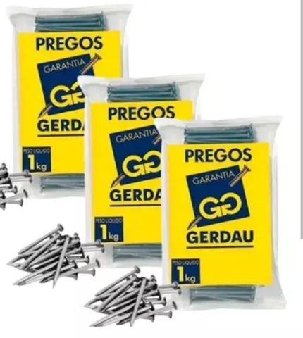Pregos 17x21,18x27,19x36,15x15,Arame Retorcido,Malha Pop e outros Oferta 