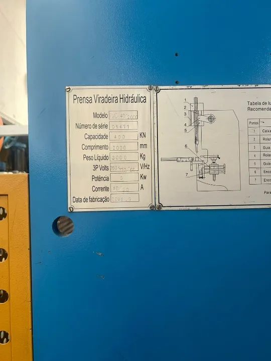 Prensa Viradeira Hidráulica DRO - Foto 3
