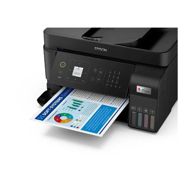 Impressora Multifuncional L5590 - NOVA, Jato de Tinta, EcoTank L5590, Colorido, USB - Foto 3