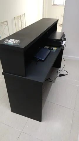 balcão reto preto  - Foto 5