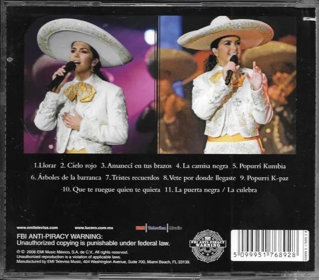 CD: Lucero en vivo (auditorio nacional) músicas rancheras - Foto 6