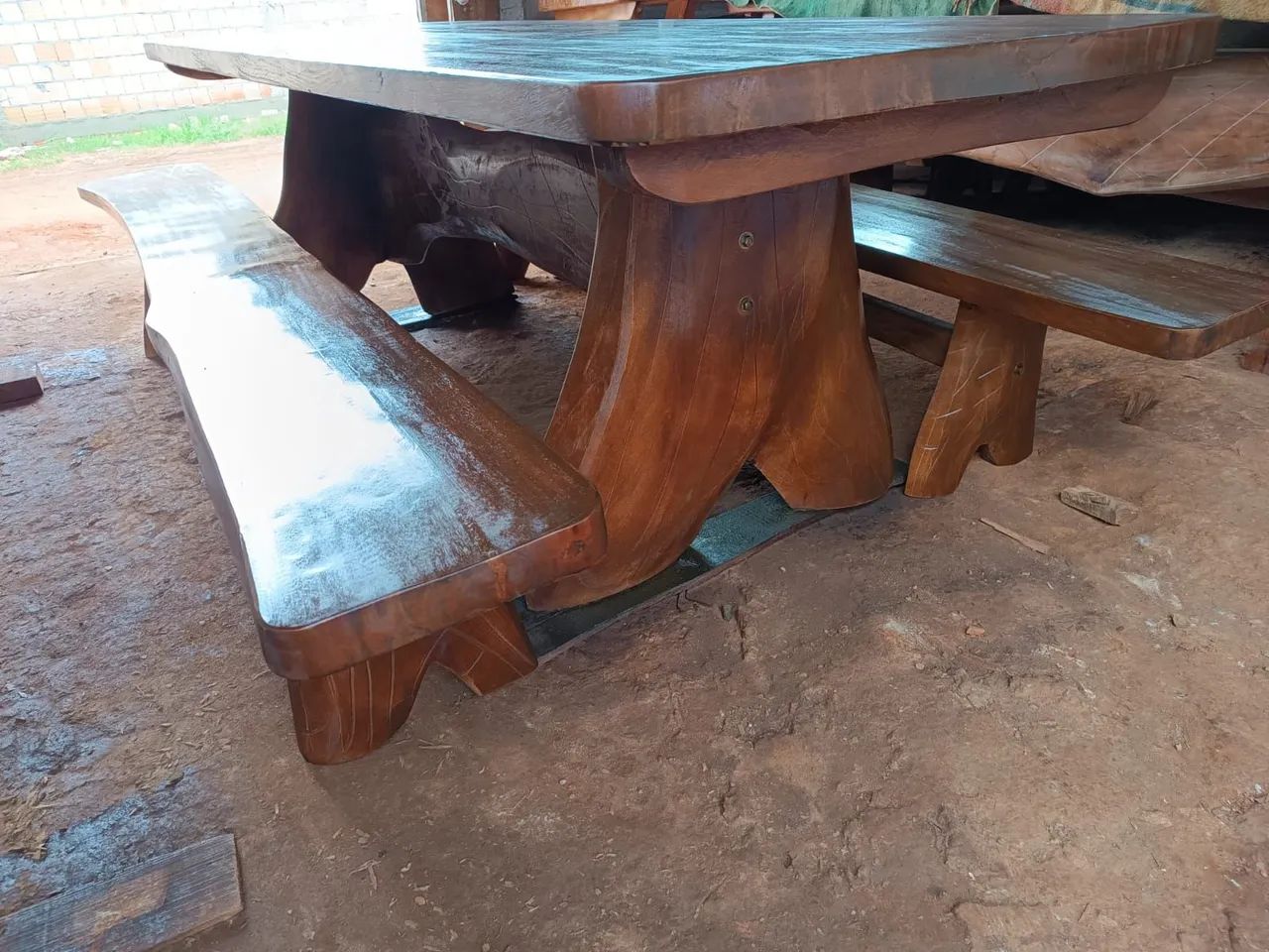 Mesa rustica 2.5x0.90  - Foto 5
