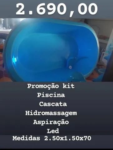 Kits promocionais de piscinas