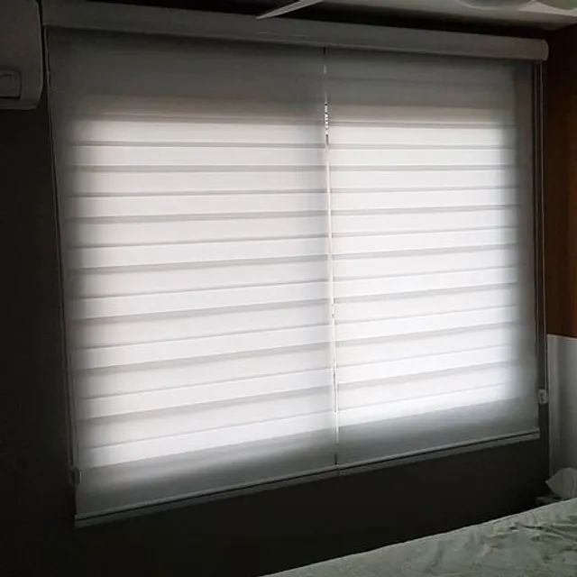 Cortina Persiana Romana Tela Solar 5% Sobre Medida da Decorflex Interiores: Proteção e Est - Foto 3