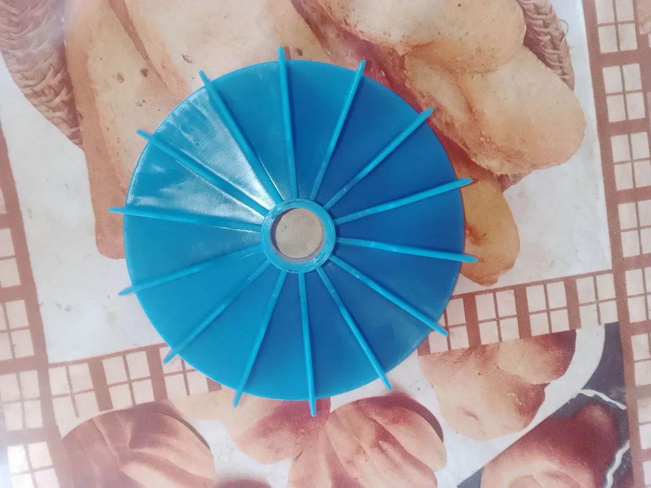 Ventoinha para a roçadeira garthen, não deu certo na minha, 18,5mm