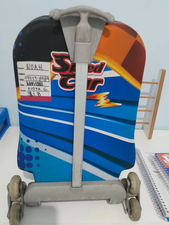 Mochila Infantil Carrinho Speed Car - Foto 3