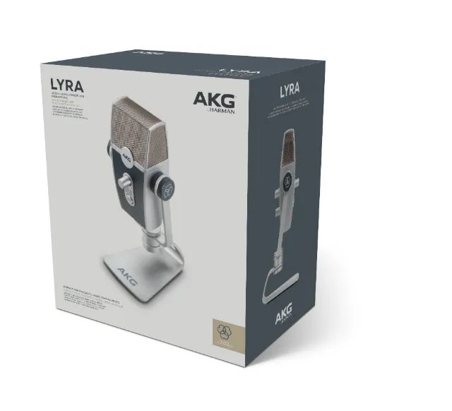Microfone USB Multimodo Ultra-HD Akg Lyra Original Novo Lacrado - Foto 4