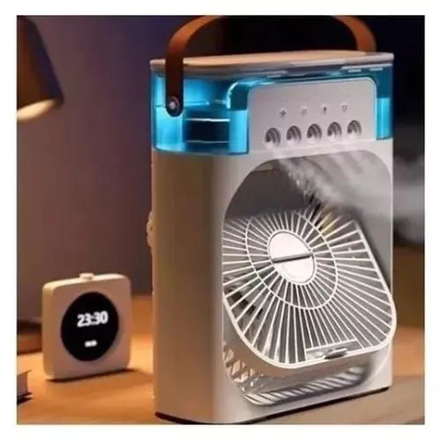 Ventilador portátil com umidificador de ar - Foto 2
