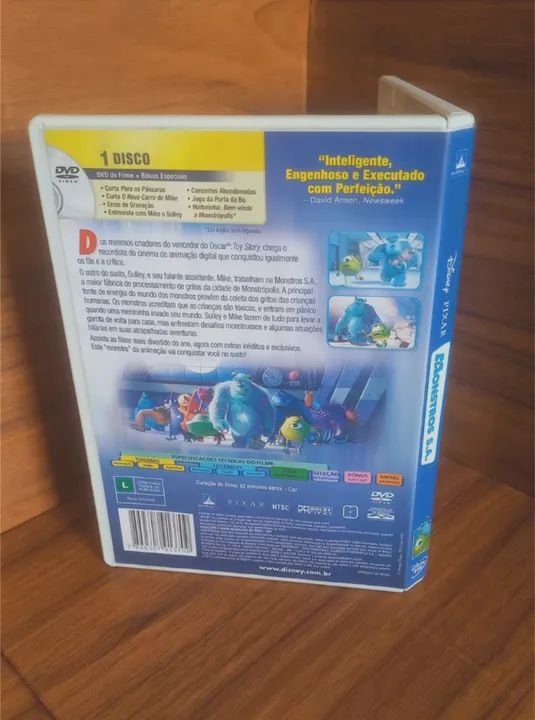 dvd - monstros s.a - Foto 3