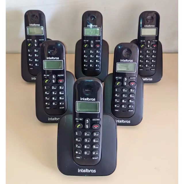 Kit Telefone Sem Fio + 5 Ramais - Intelbras