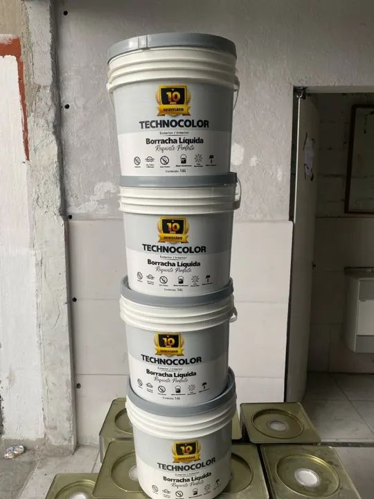 Tintas emborrachada linha premium primeira linha impermeável  - Foto 6