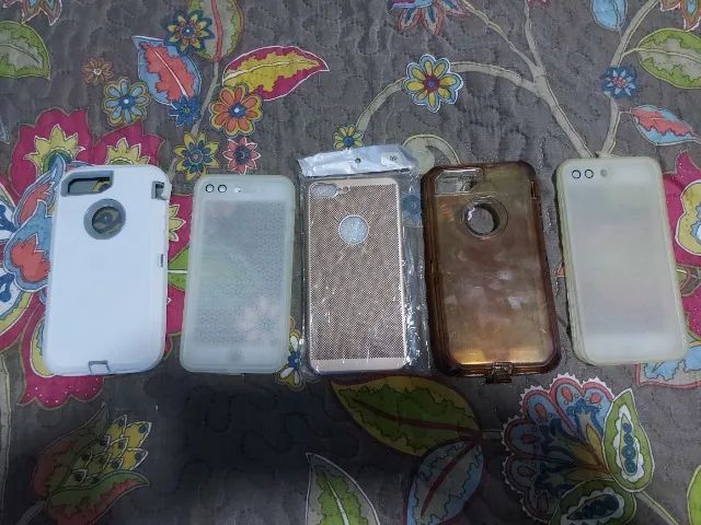 5 capas, cases, para iphone 8 Plus, todas importadas