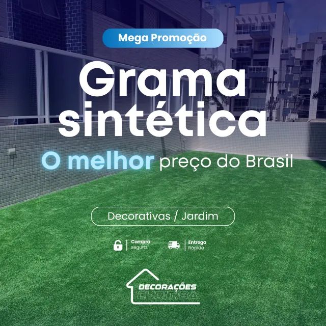 Grama sintética jardim 2.00 x 6.00 (12m²) - Foto 4