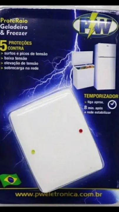 Protetor de Surto para Eletro portátil aceito cartão! - Foto 3