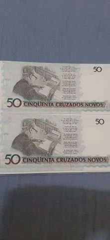 Cédula 50 cruzados novos (sequência) - Foto 2