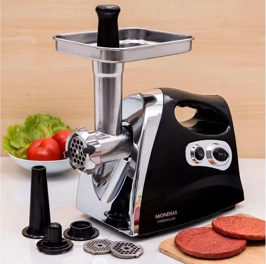 Moedor de Carne Elétrico Mondial Premium- Semi Novo - 100% ok - Foto 5