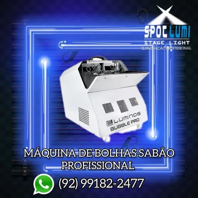 Alugo Máquina de bolhas de sabão profissional