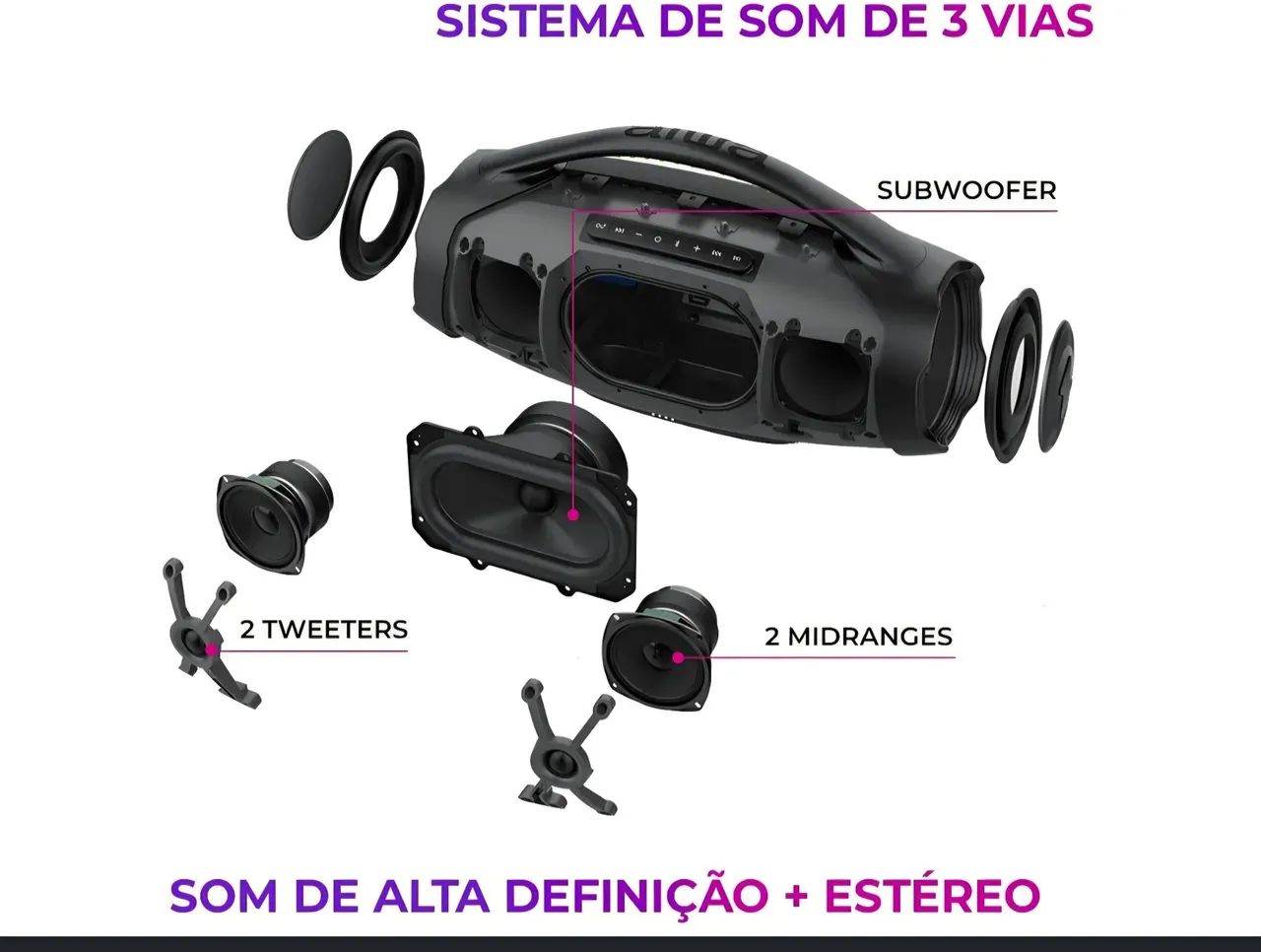 Boombox Plus Aiwa - Foto 3