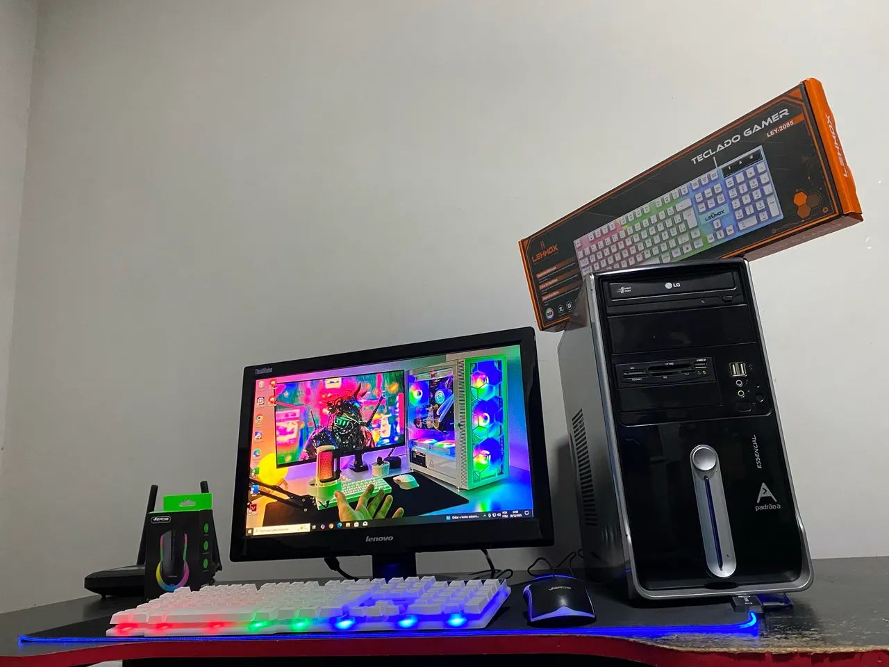 Pc Gamer Completo / i5-4570 / 16GB / SSD+HD 1TB / Monitor Led 20