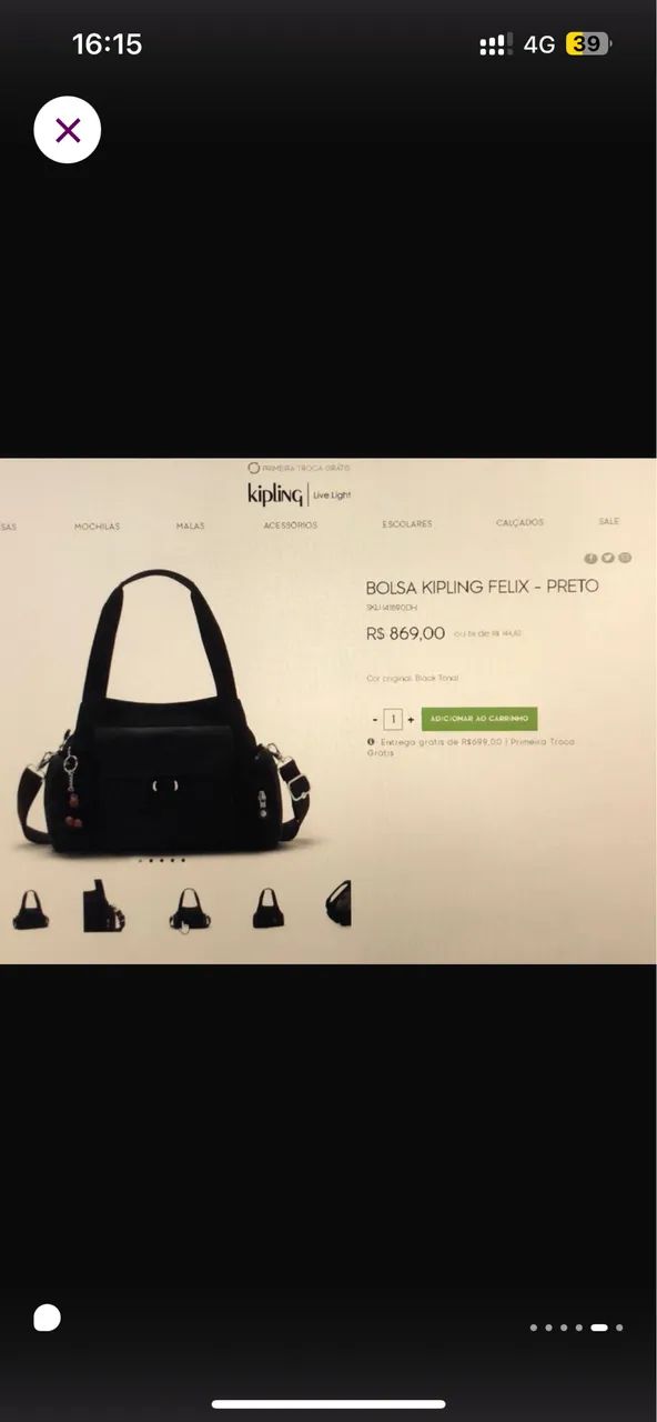 Bolsa Kipling  - Foto 3