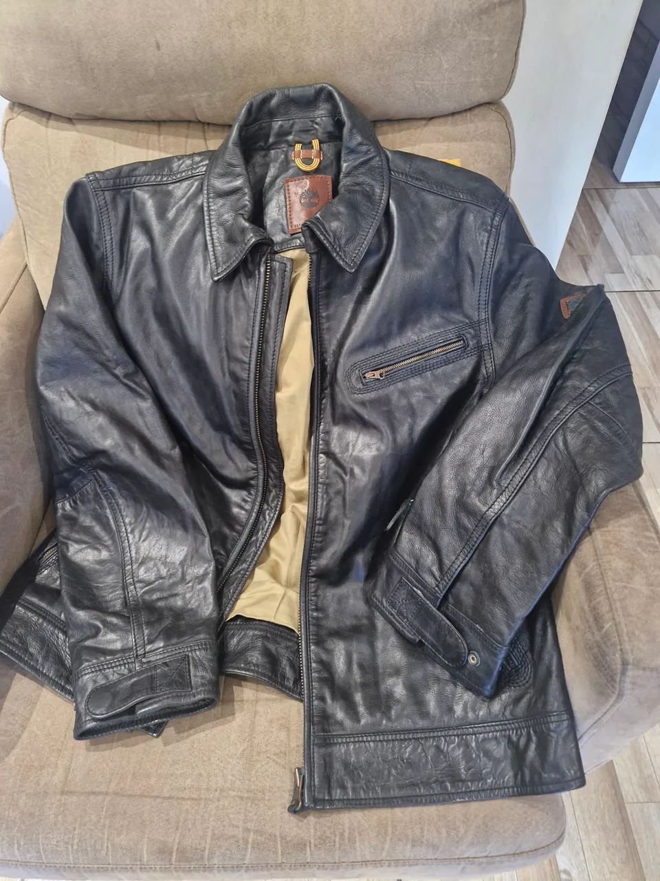 Couro Masculina Jaqueta De Couro Timberland Jaqueta Couro