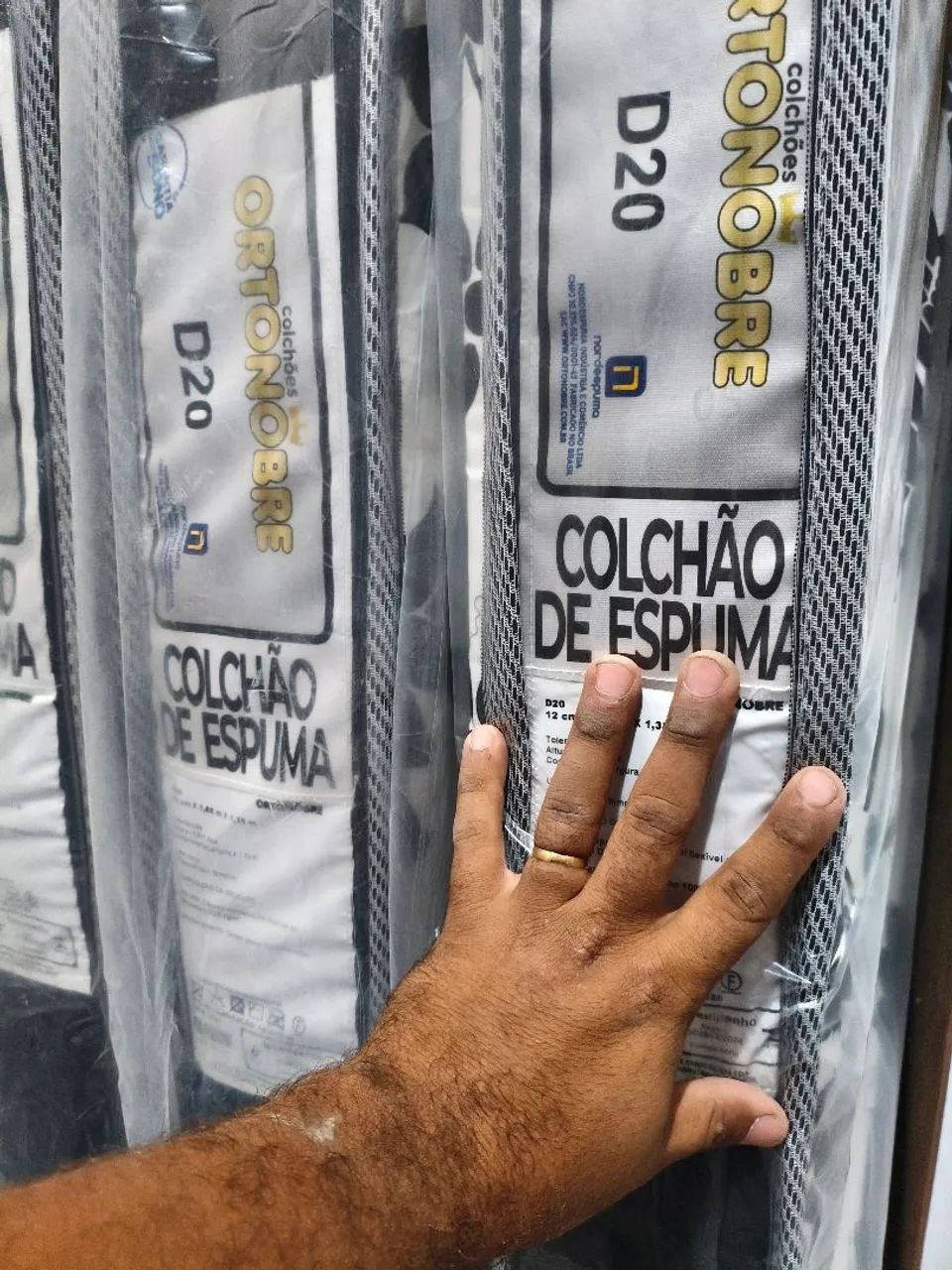 Colchão casal D20 12cm 290$ com frete grátis só aqui  - Foto 2