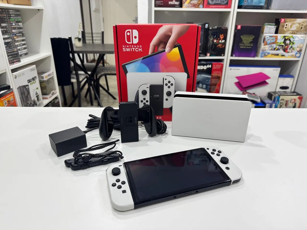 Vendo Nintendo Switch Oled 128gb Desbloqueado - Foto 6
