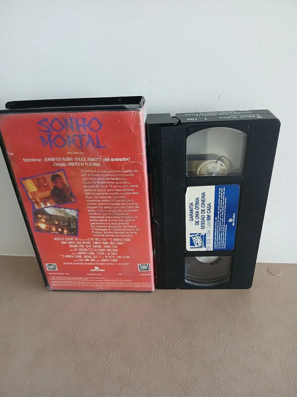 VHS Sonho Mortal - Bad Dreams - Raríssima  - Foto 2