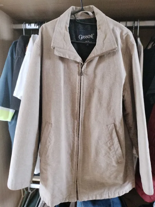 Casaco Casual Masculino Bege Giannone