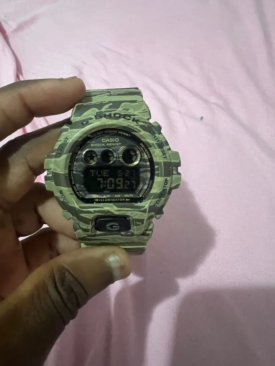 Relógio G-Shock Camuflado - Usado