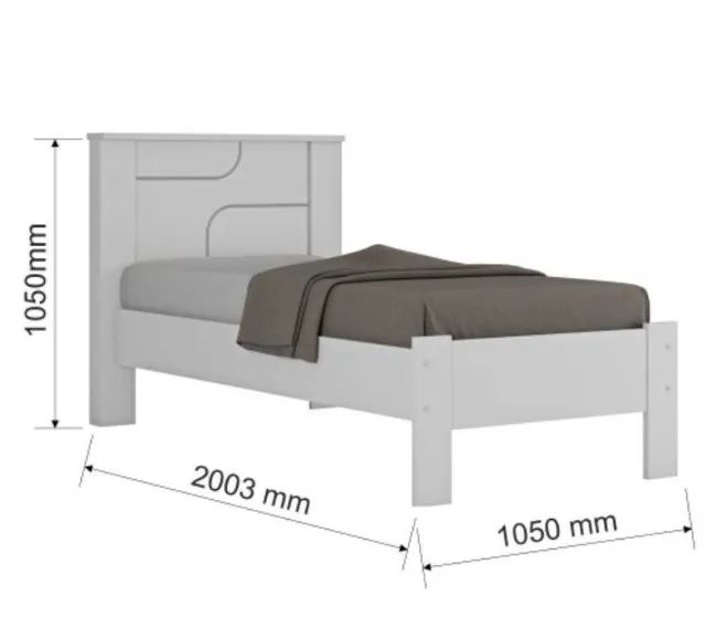 Cama Solteiro Pérola Conquista - Foto 2