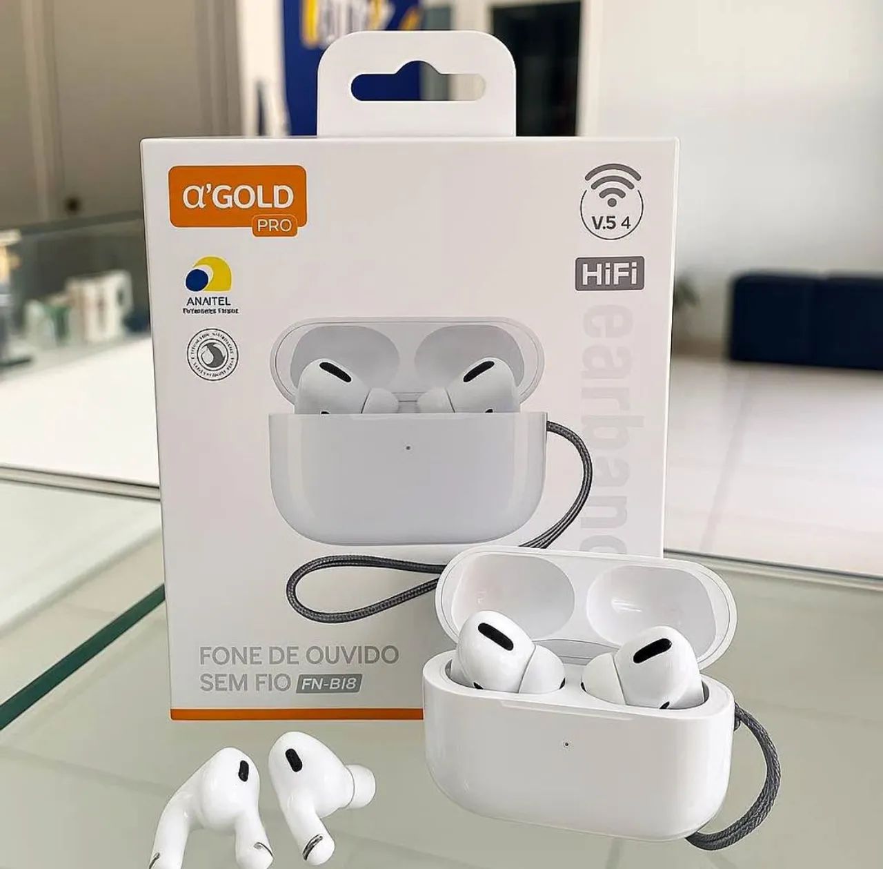 Fone de ouvido Bluetooth